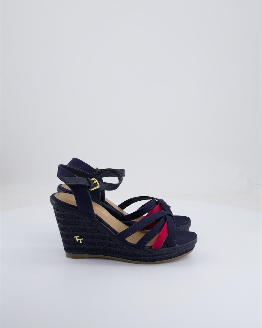 Tom Tailor Wedges Cloth Blue Eu 38