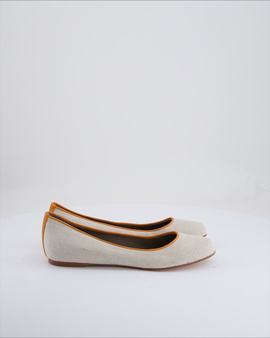 Windsor Ballet Flats Cloth Beige Eu 39