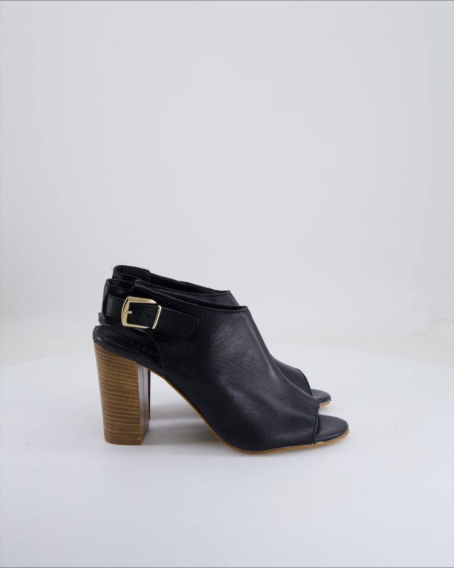 Varese Sandals Leather Black Eu 40