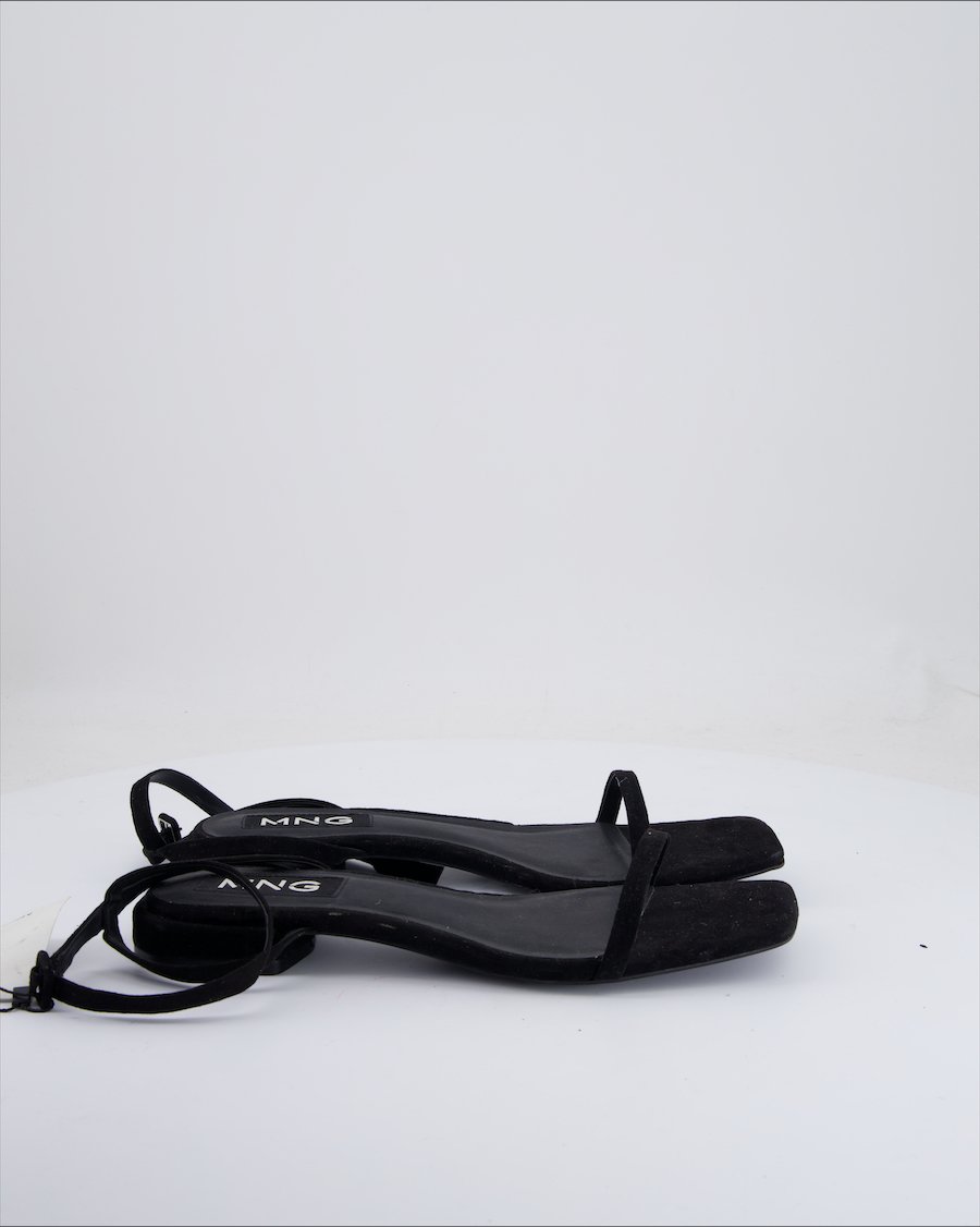 Mango Sandals Suede Black Eu 42