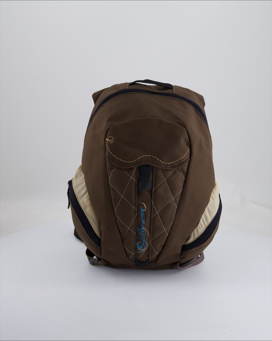 Salomon Backpack Cloth Brown