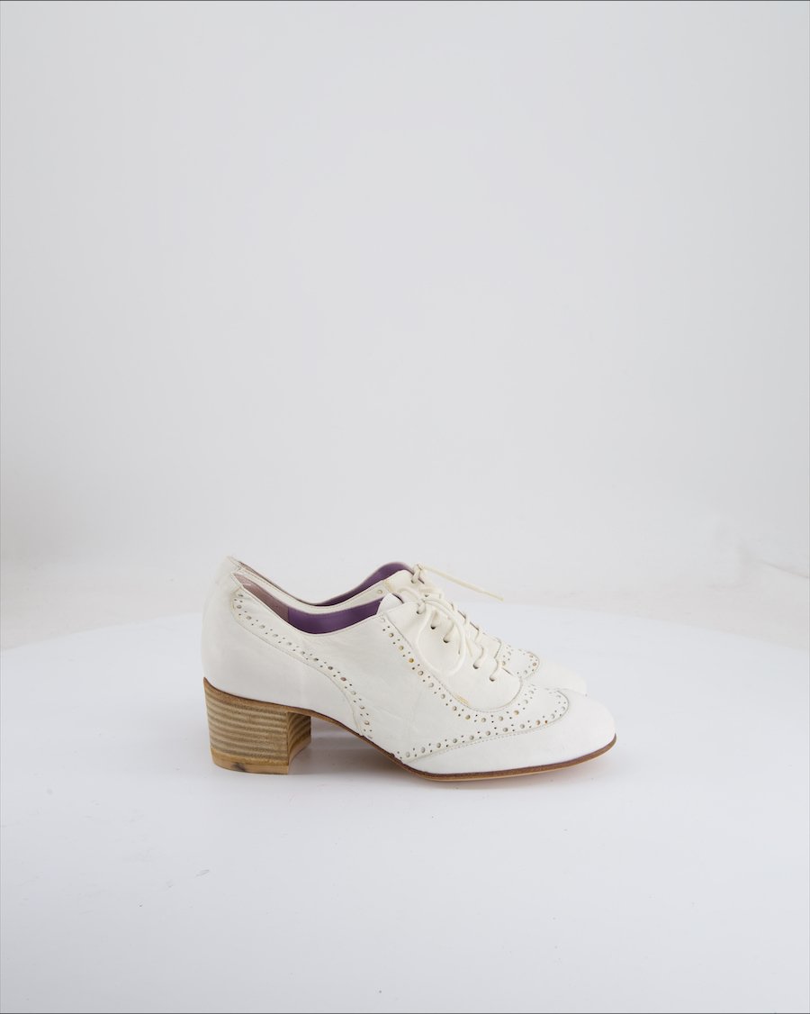 San Crispino Flats Leather White EU 35