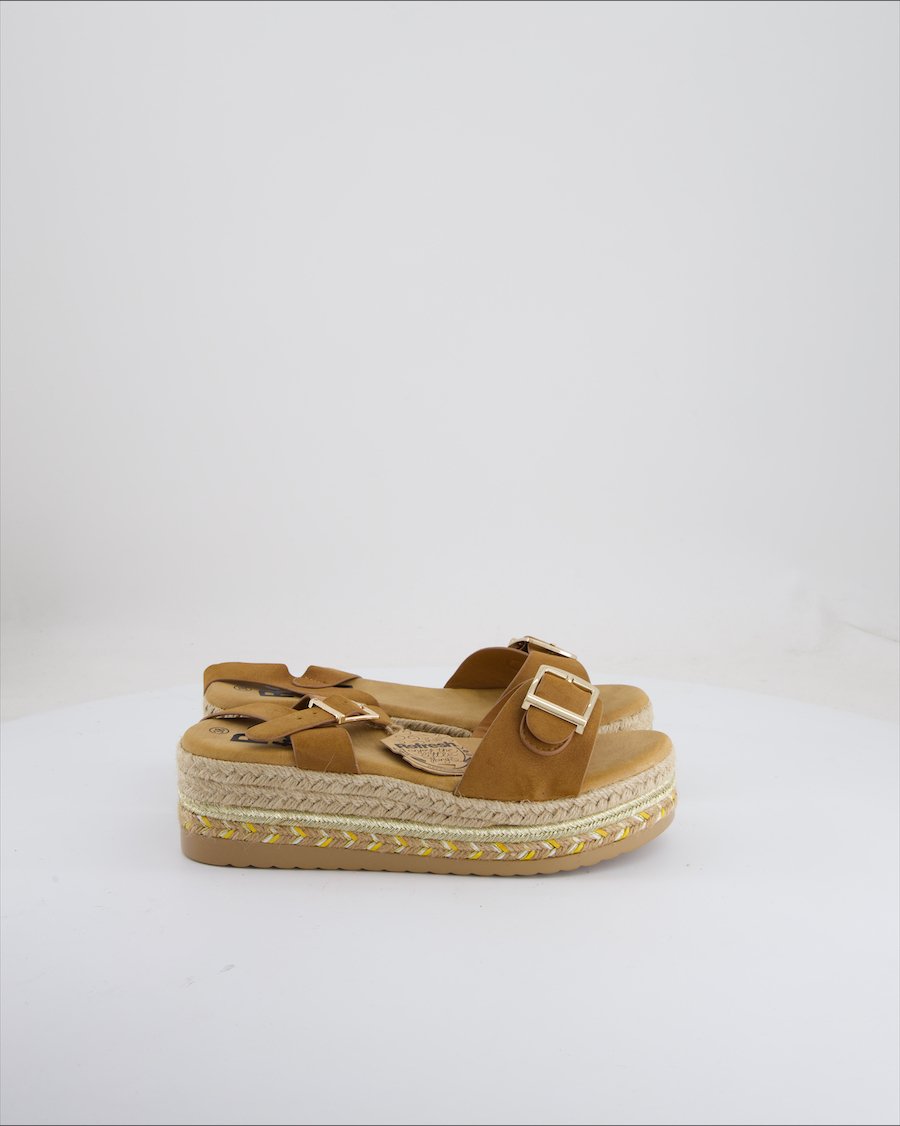 Refresh Sandals Leather Camel EU 38
