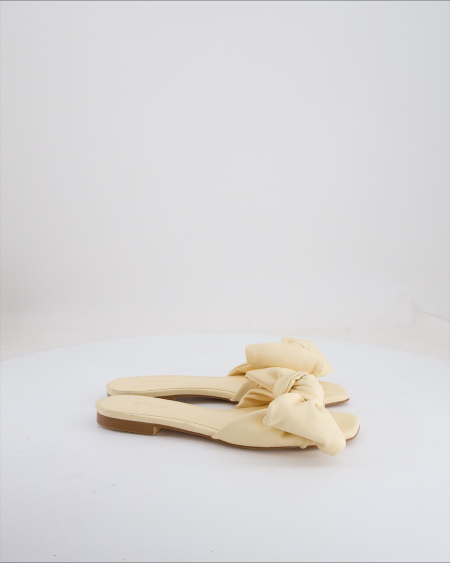 Mango Sandals Leather Beige Eu 39