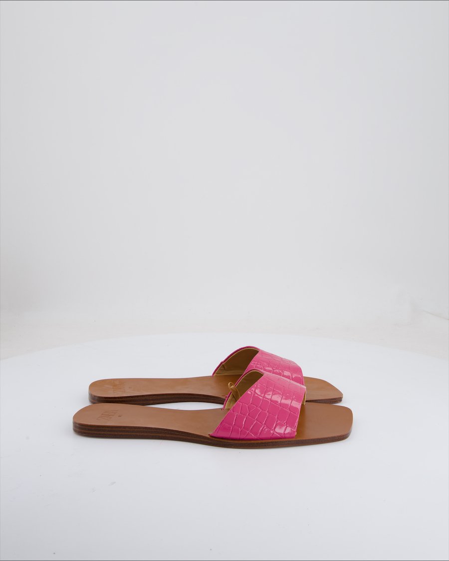 Zara Sandals Polyurethane Pink Eu 41