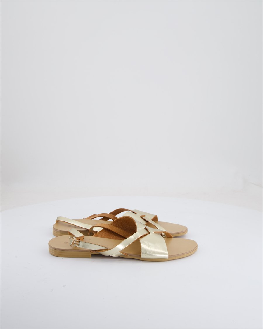 Pieces Sandals Polyurethane Gold Eu 38