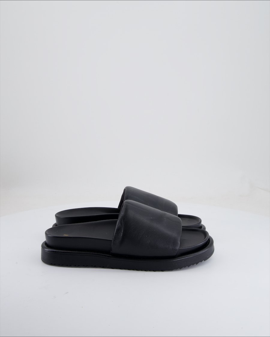 H&M Sandals Polyurethane Black Eu 39
