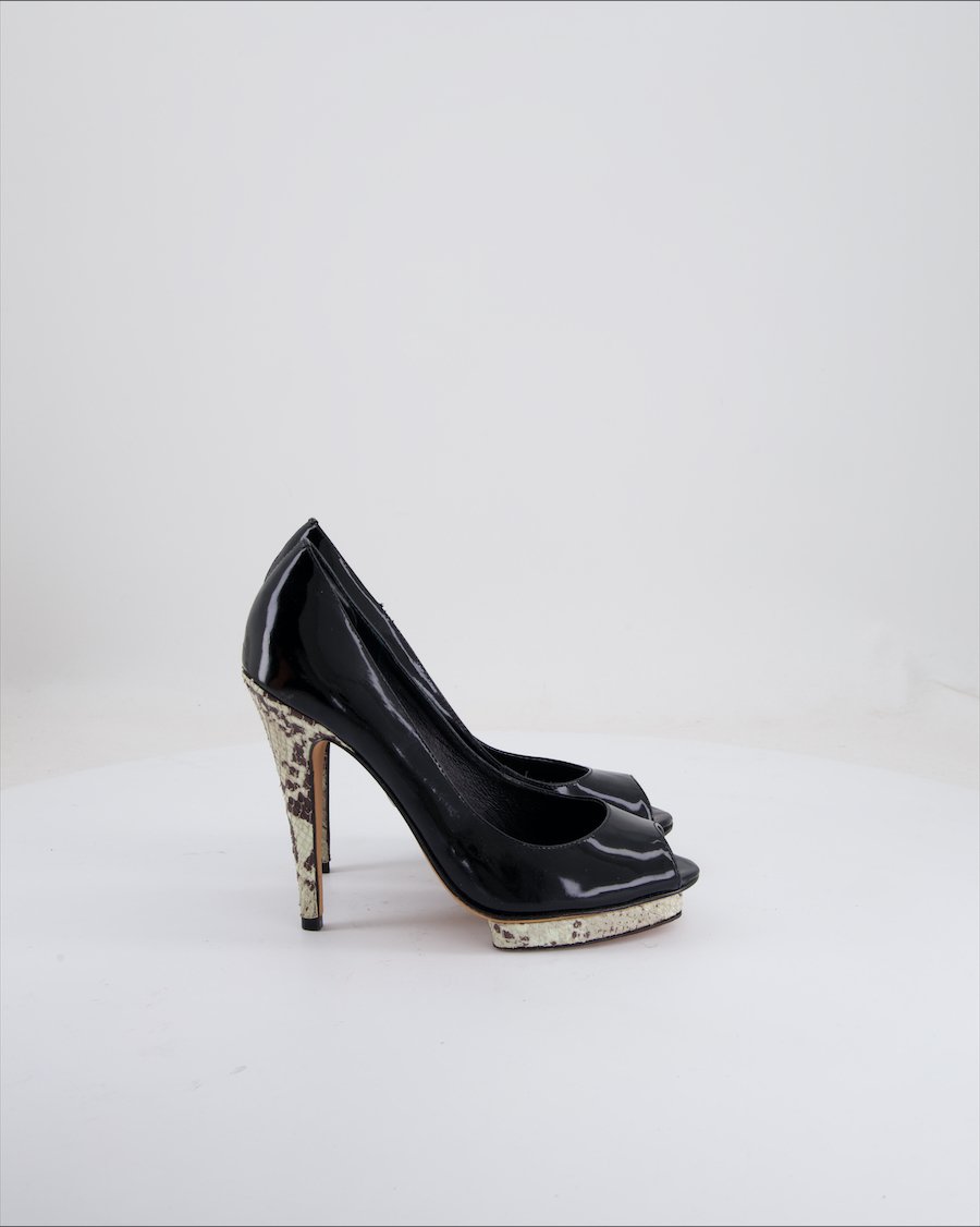 Buffalo Heels Leather Black Eu 37