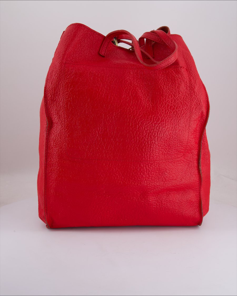 Unbranded Shoulder Bag Leather Red