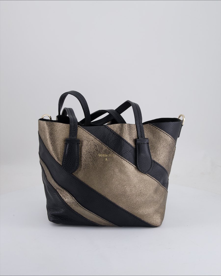 Patrizia Pepe Handbag Leather Gold