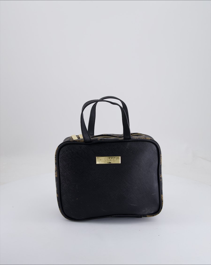 Versace Handbag Leather Black