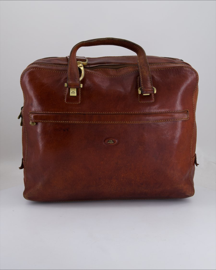 The Bridge Crossbody Bag Leather Brown