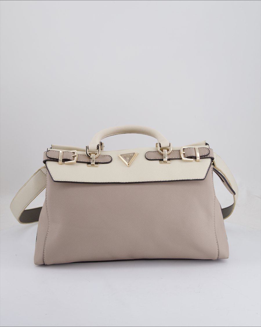 Guess Crossbody bag Leather Grey