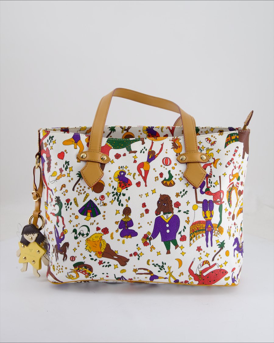 Piero Guidi Shoulder Bag Leather White