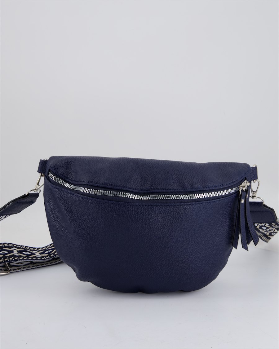 Chicoree Crossbody Bag Polyurethane Blue