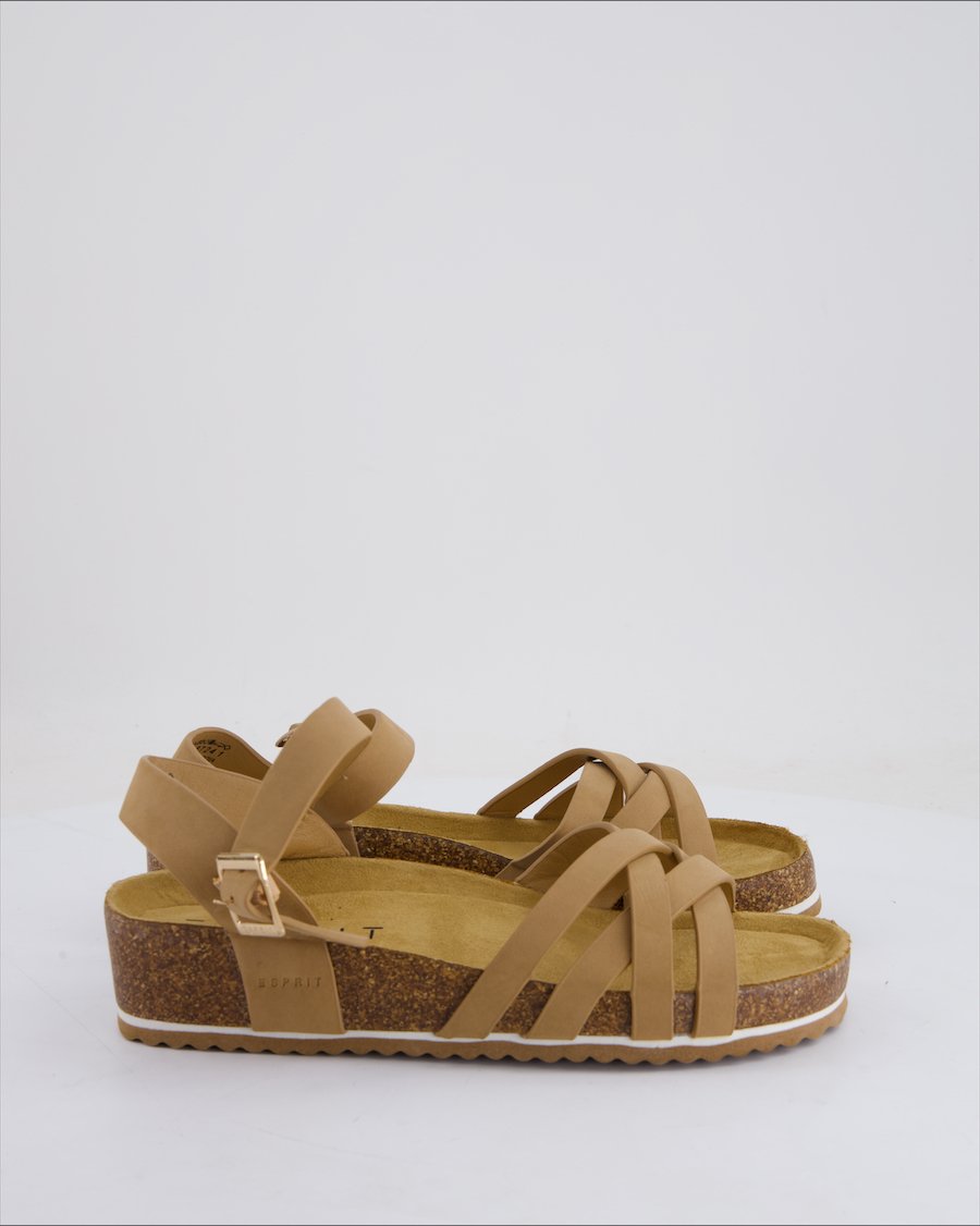 Esprit Sandals Leather Beige Eu 37