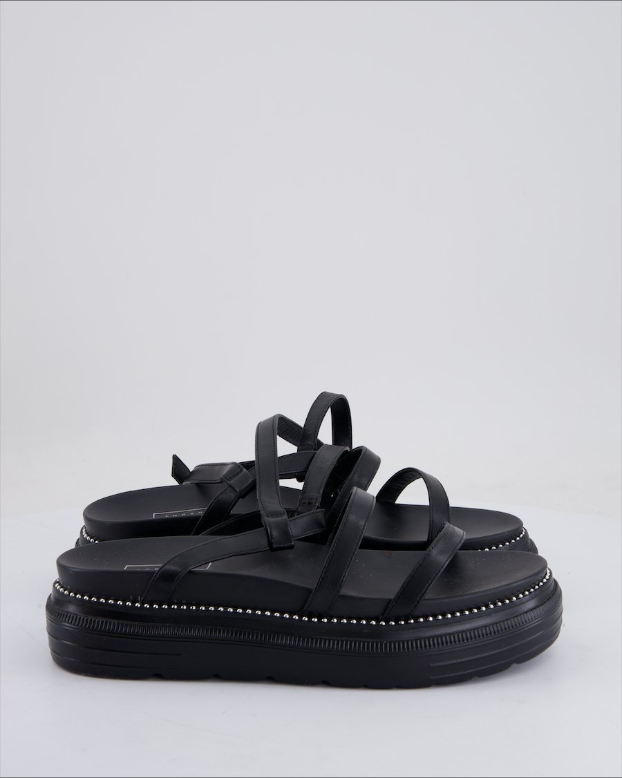 TopShop Sandals Polyurethane Black Eu 38