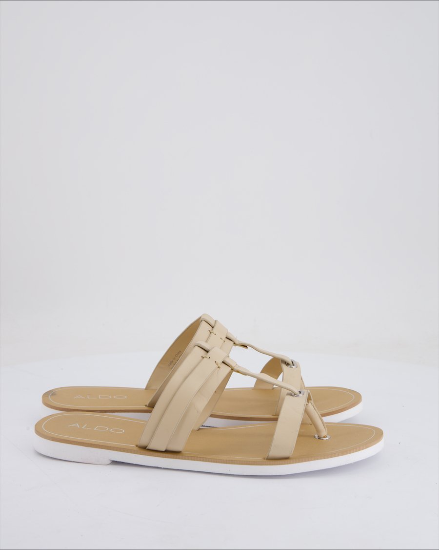 Aldo Sandals Leather Dusty Rose Eu 39