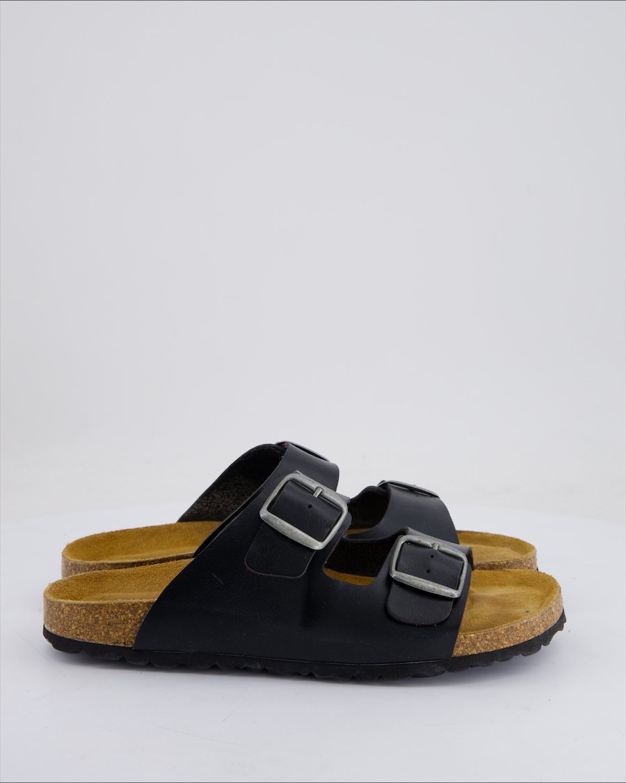 Wellness Sandals Leather Black
