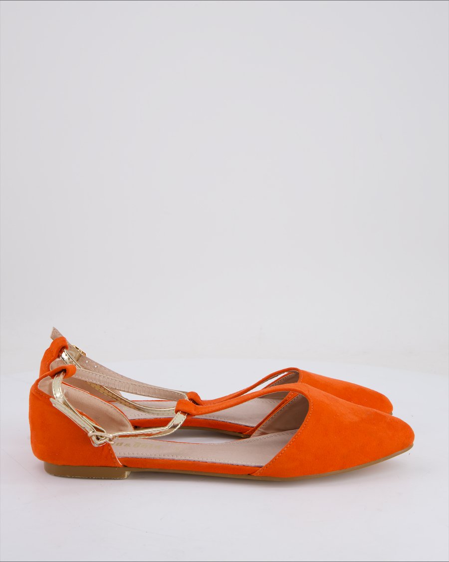 Gold & Gold Sandals Suede Orange Eu 39