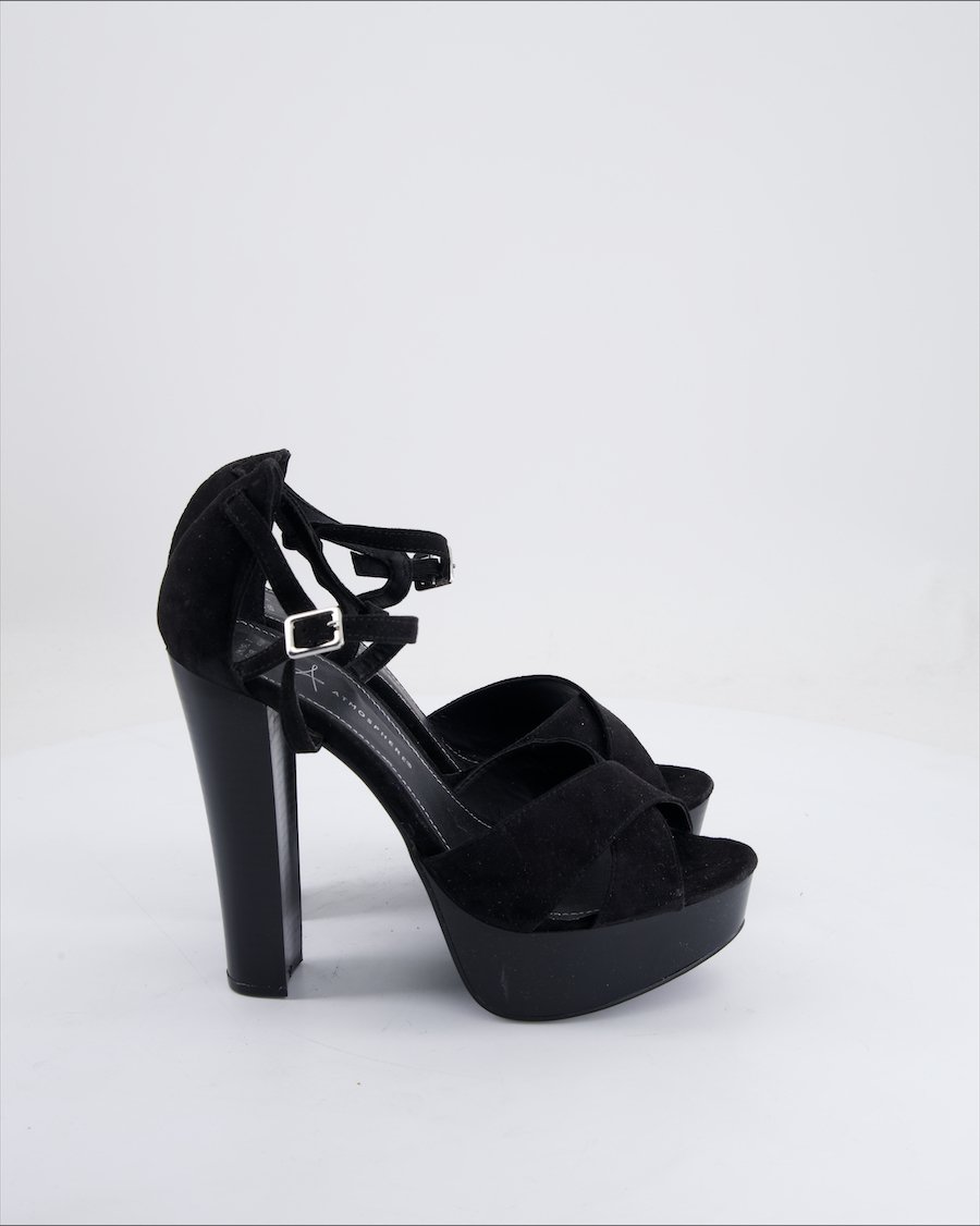 Atmosphere Heels Suede Black Eu 40