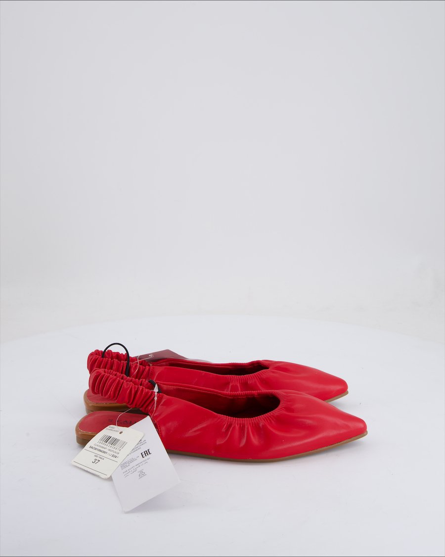 Calliope Ballet Flats Polyurethane Red