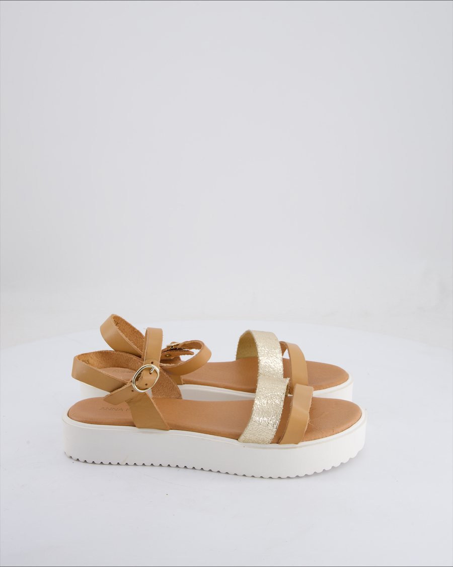 Anna Field Sandals Polyurethane Brown Eu 39