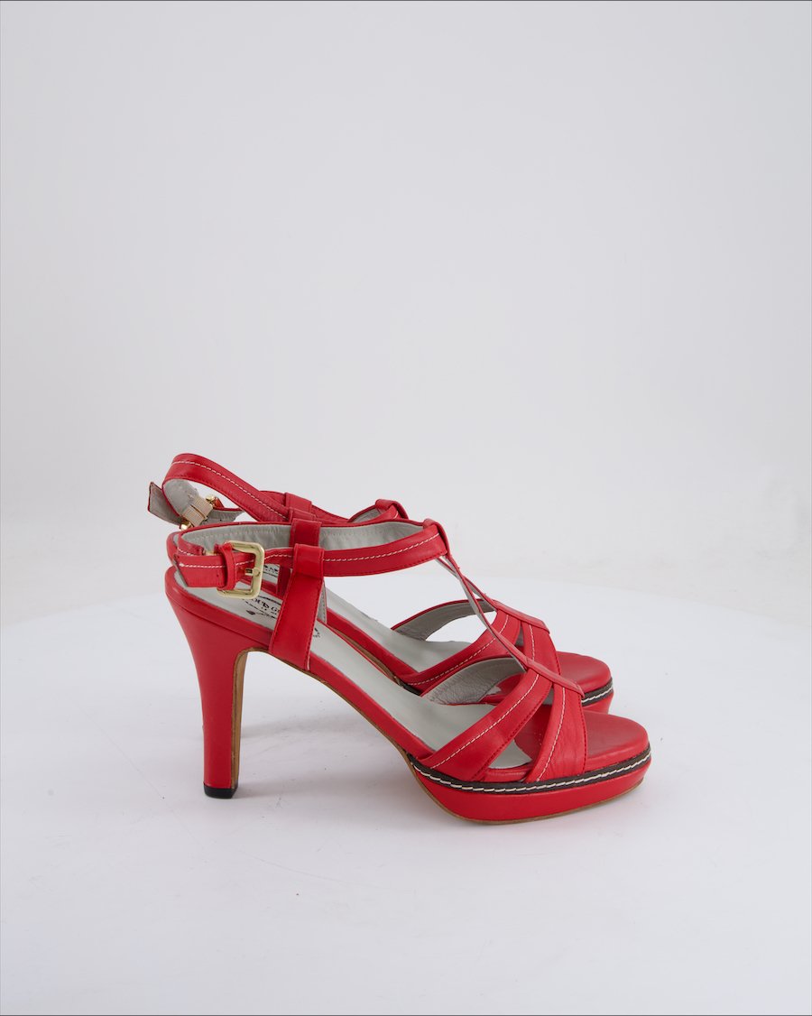 Louis Gerardier Heels Leather Red Eu 39