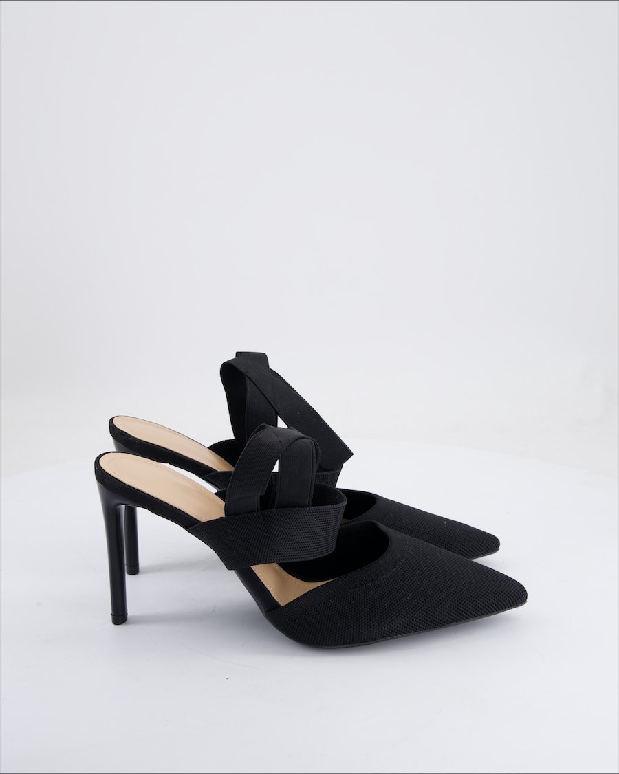 Unbranded Heels Cloth Black Eu 43