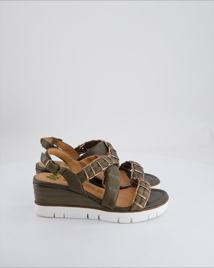 Marco Tozzi Sandals Leather Khaki Eu 38