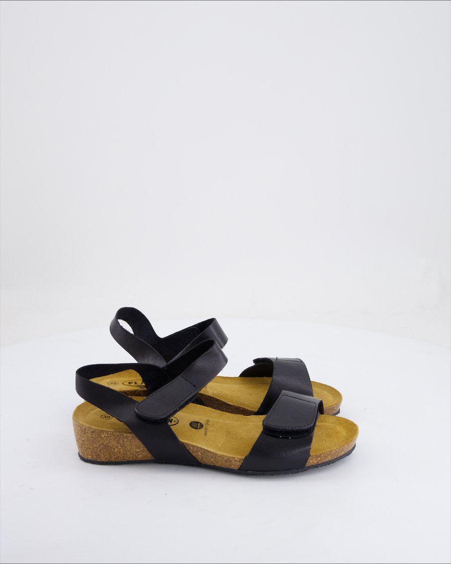 Plakton  Sandals Leather Black Eu 38