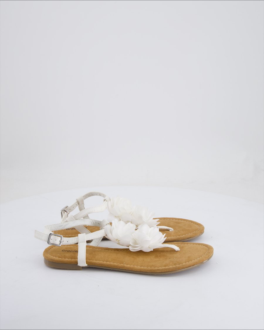 Graceland Sandals Polyurethane White Eu 39