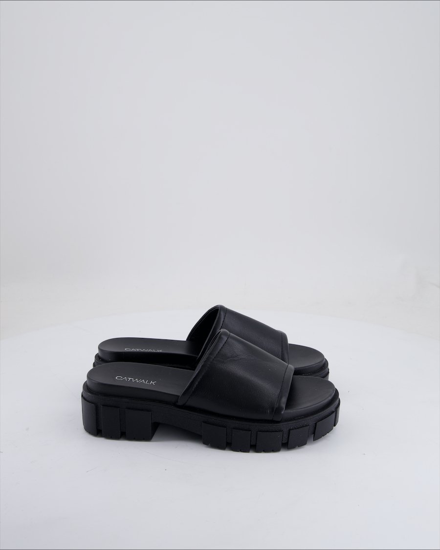 Catwalk Sandals Polyurethane Black Eu 36