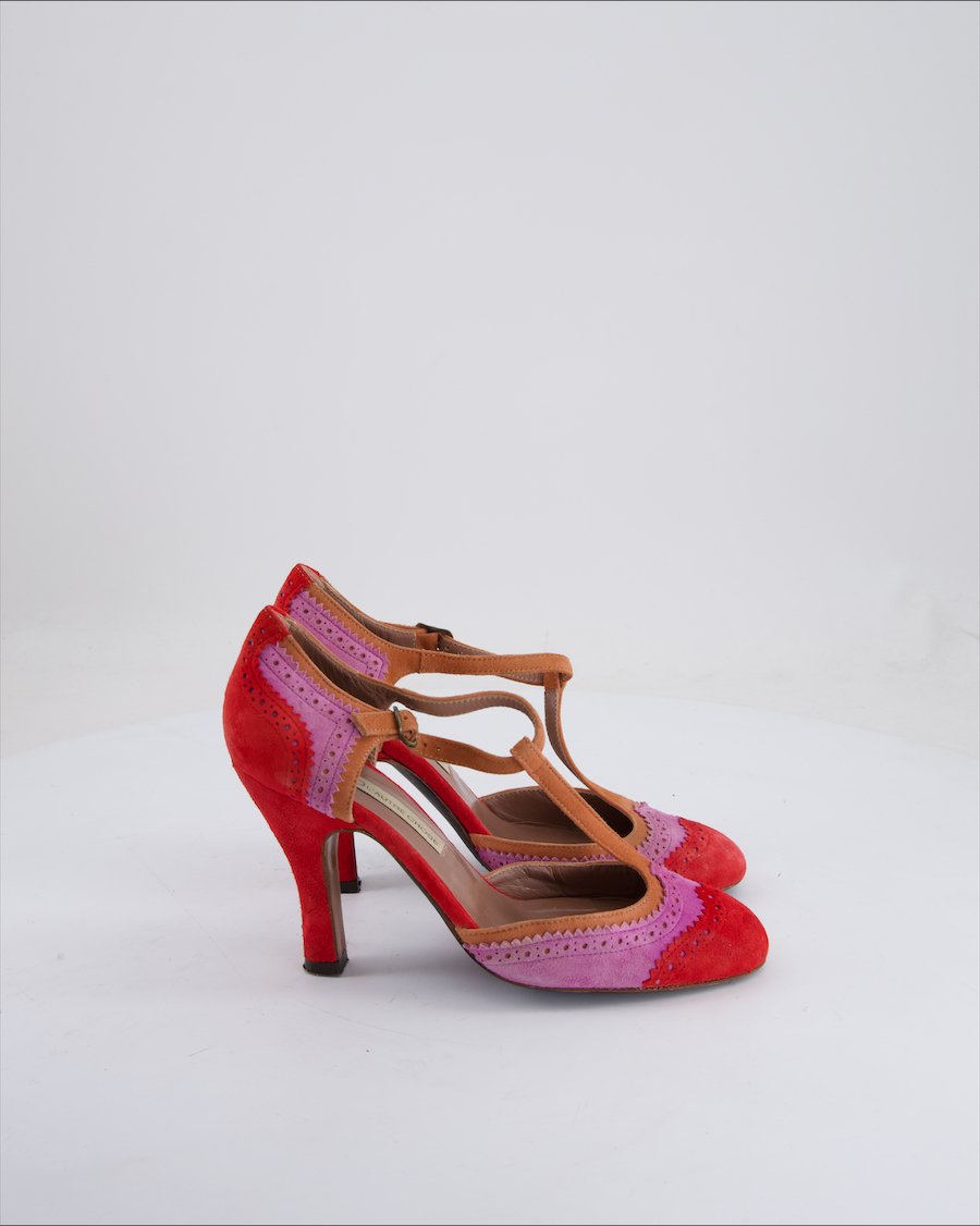 L'Autre Chose Heels Suede Multicolour Eu 37