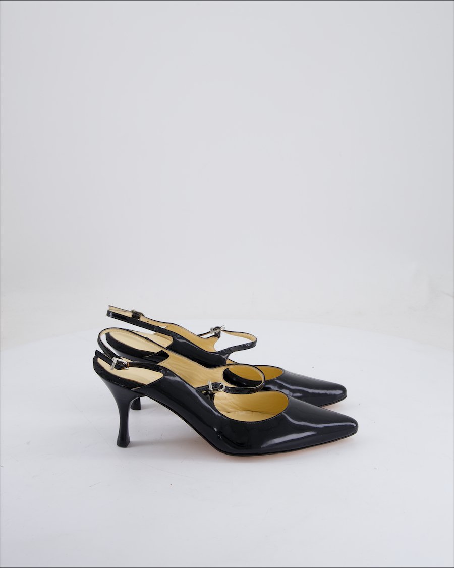 Shoshoes Heels Leather Black Eu 37