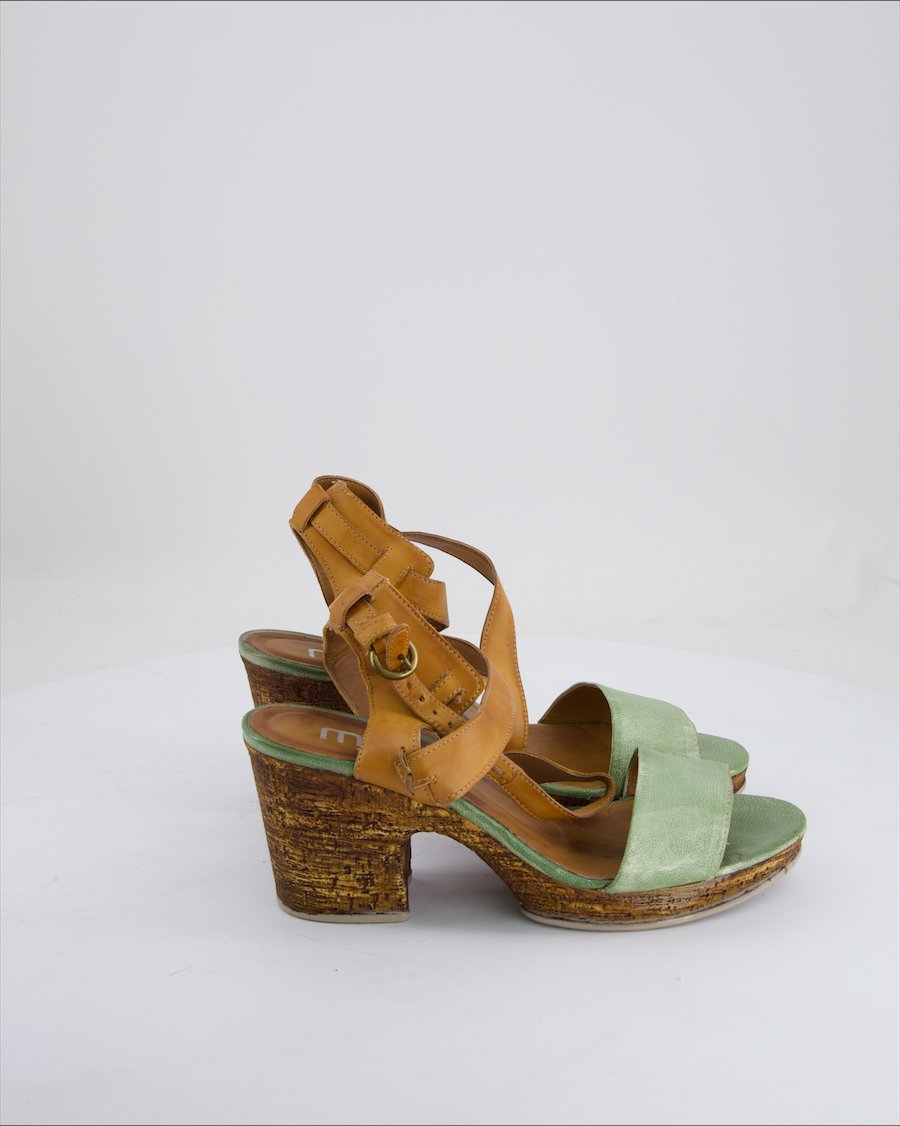 MJUS Heels Leather Green Eu 41