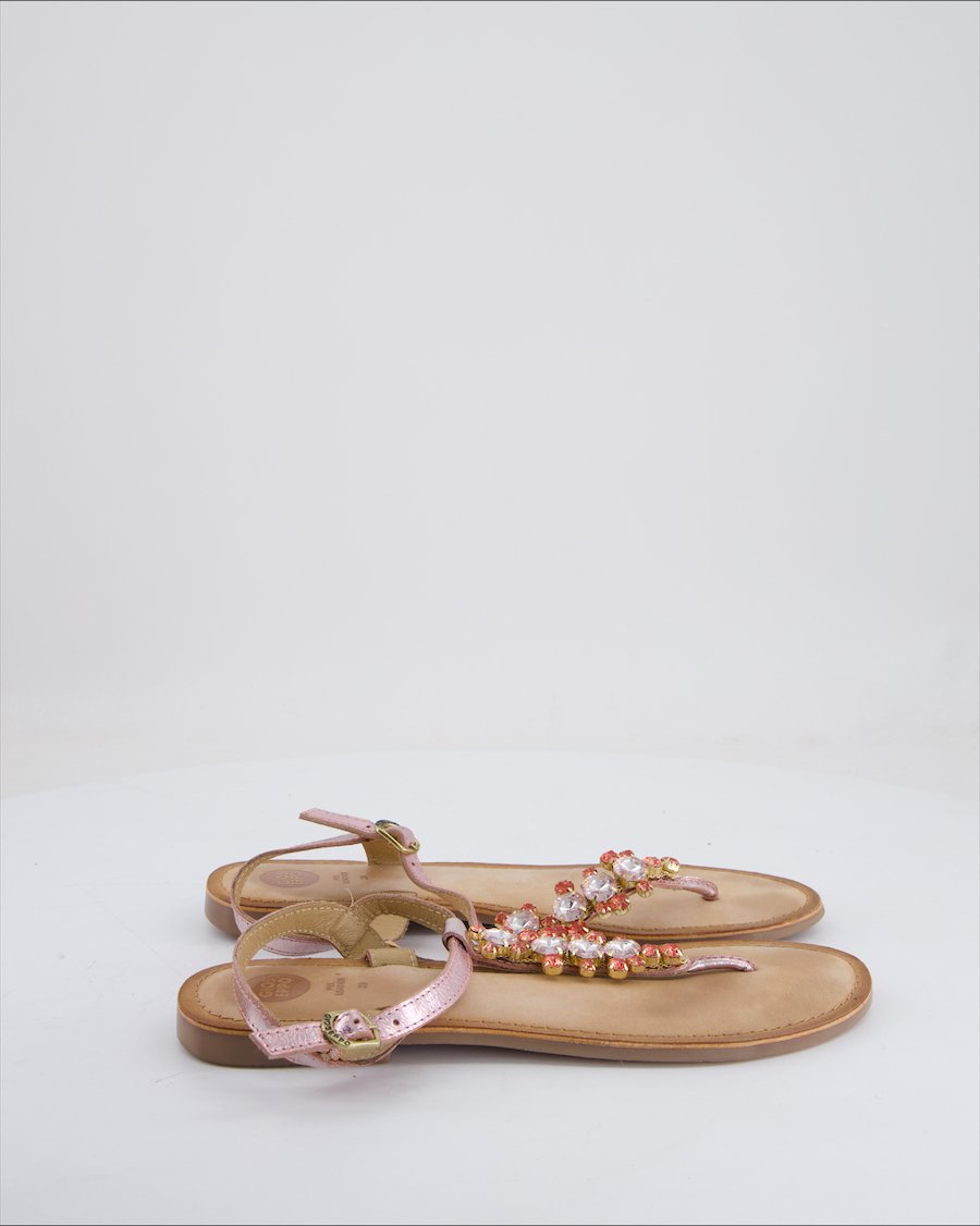 Gioseppo Sandals  Leather Rose Gold Eu 39