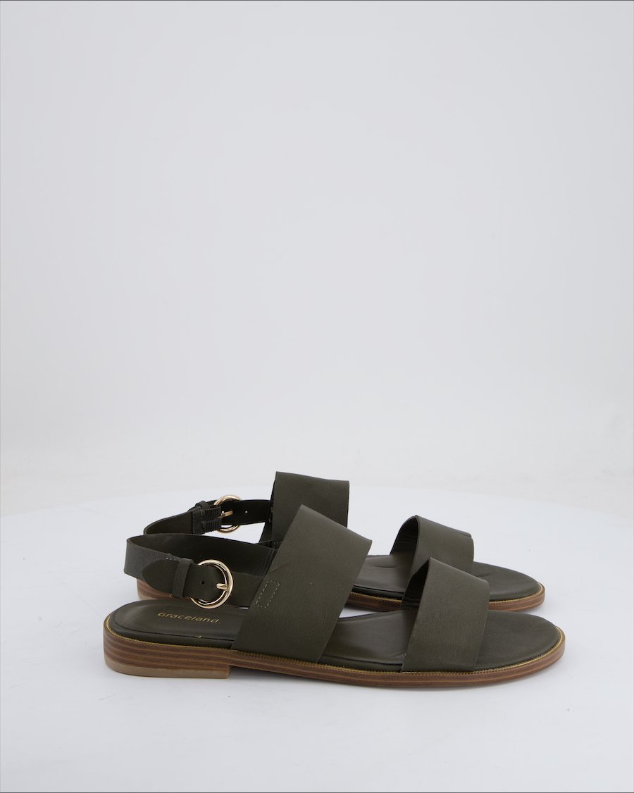 Graceland  Sandals Polyurethane Petrol green Eu 39