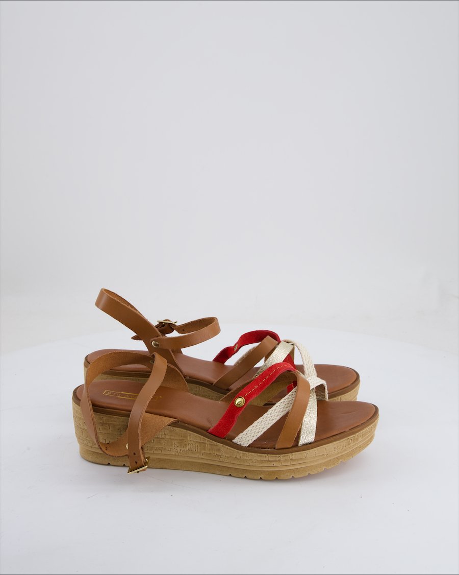 5Th Avenue Sandals Leather Camel Eu 41