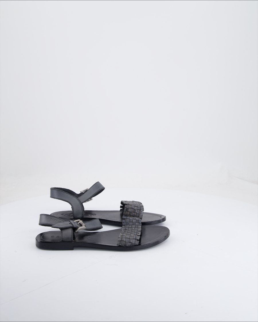 Esprit Sandals Leather Anthracite Eu 37