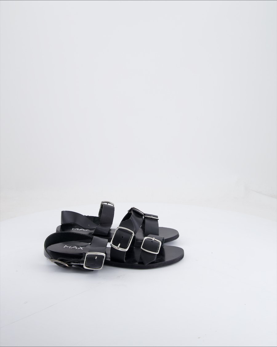 MAX Sandals Leather Black Eu 36