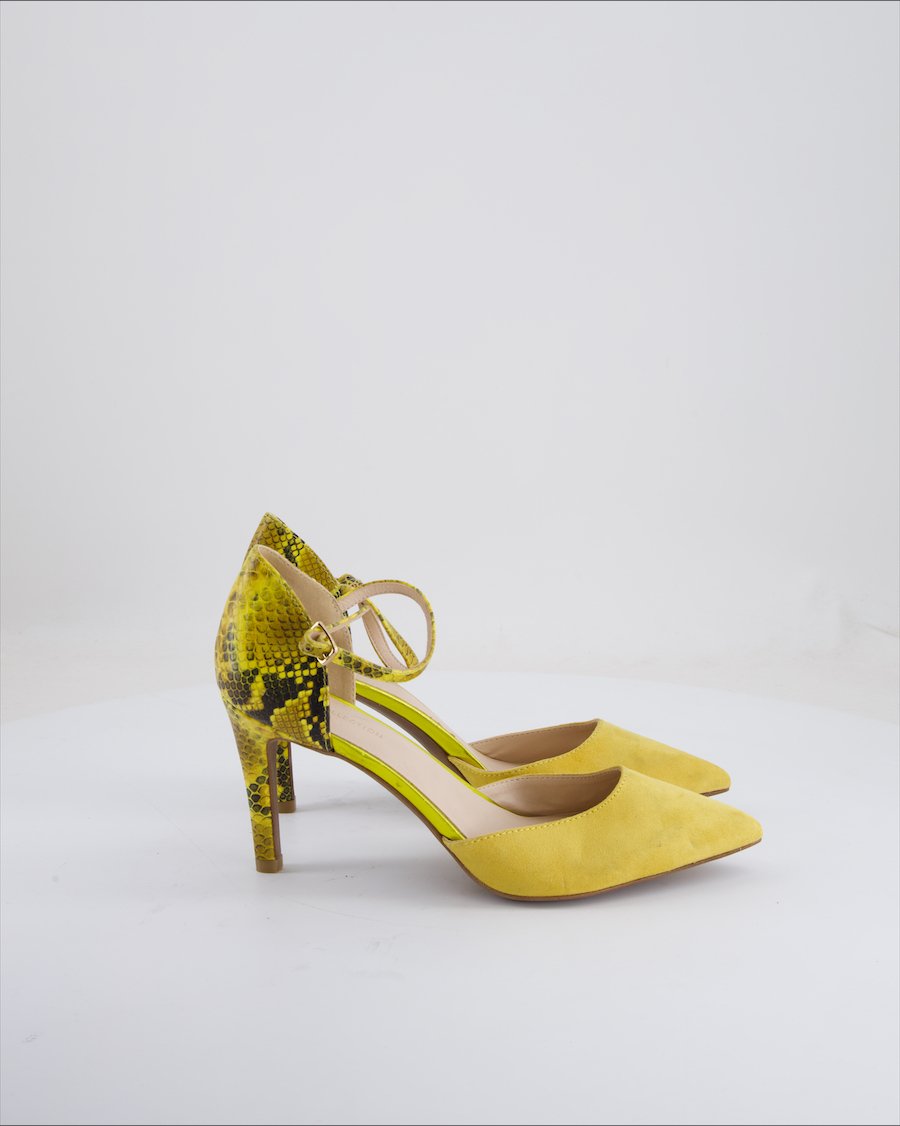 Star Collection Heels Suede Yellow Eu 39