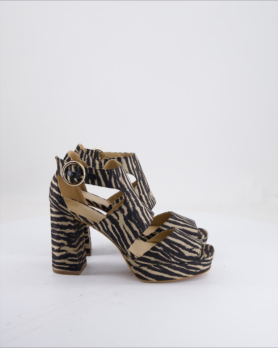 H&M Heels Cloth Black Eu 39