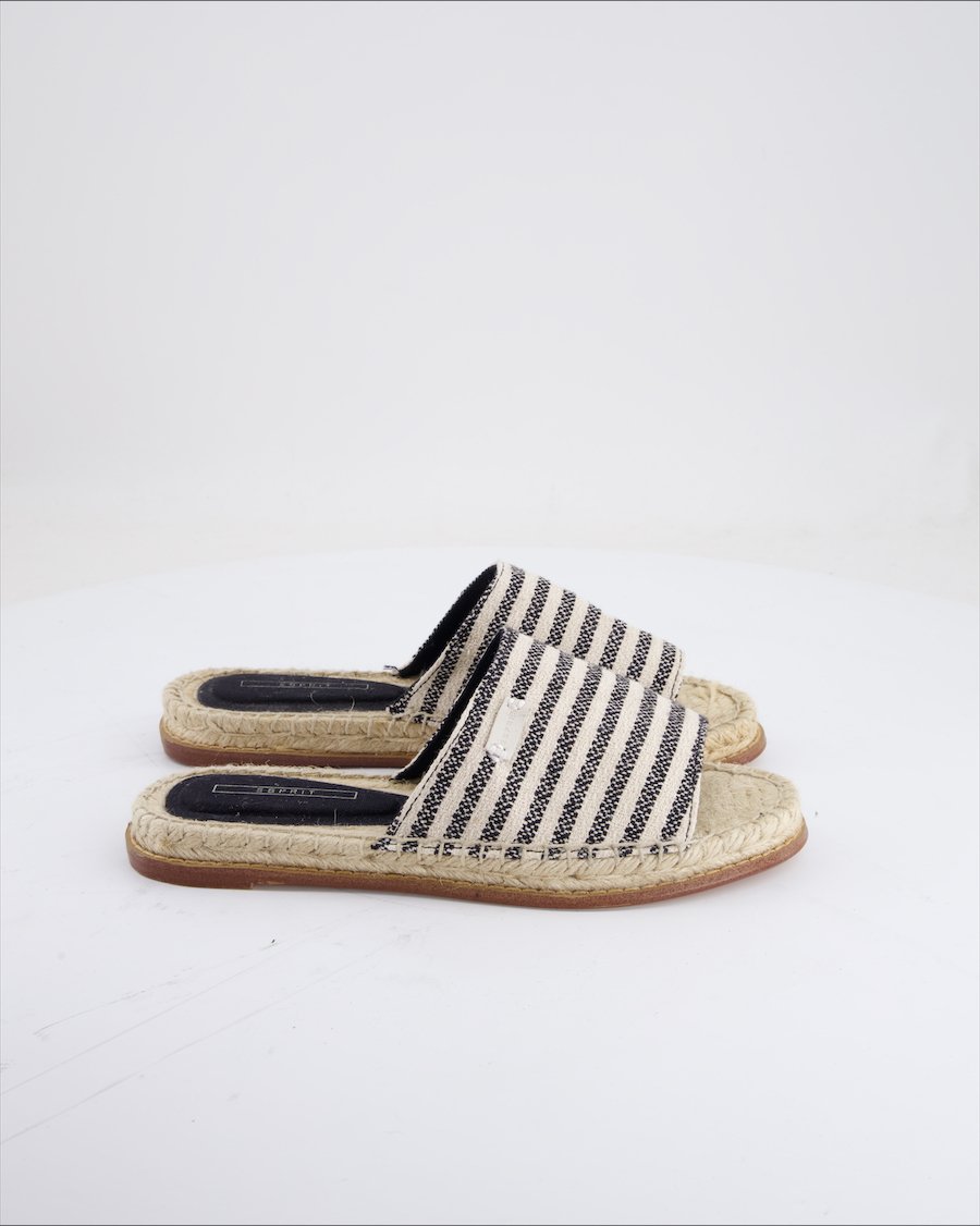 Espit Sandals Cloth Beige EU 38