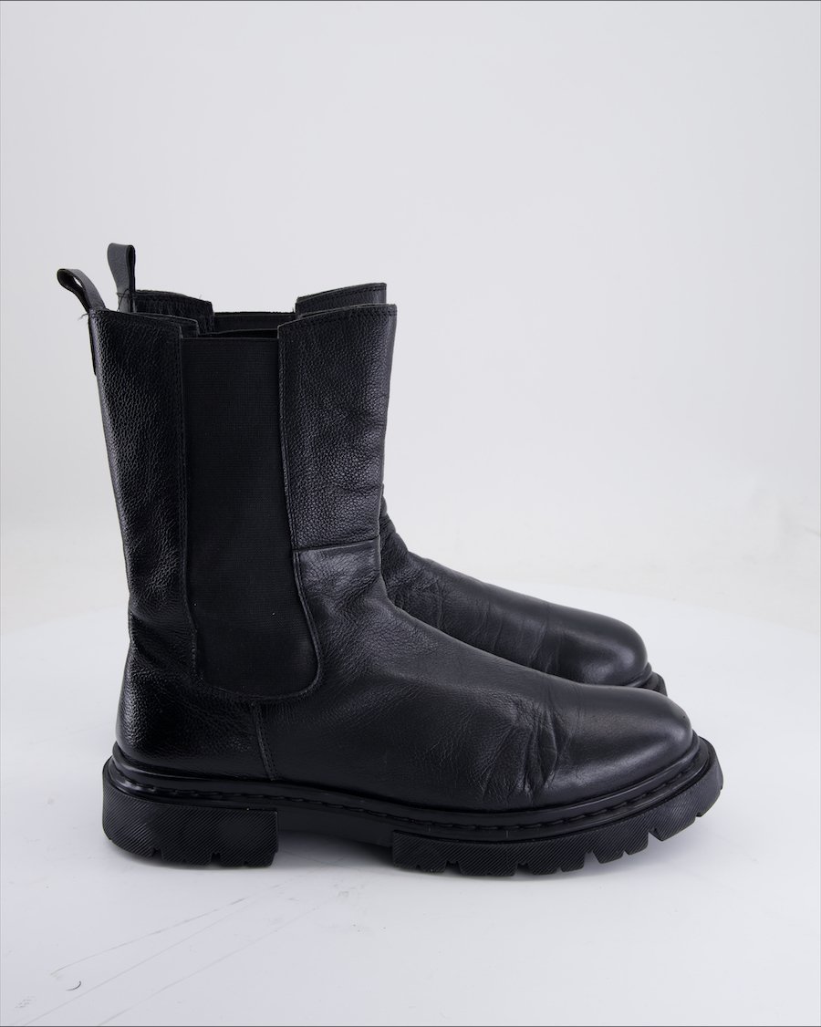 5th Avenue Boots Leather Black Eu 41