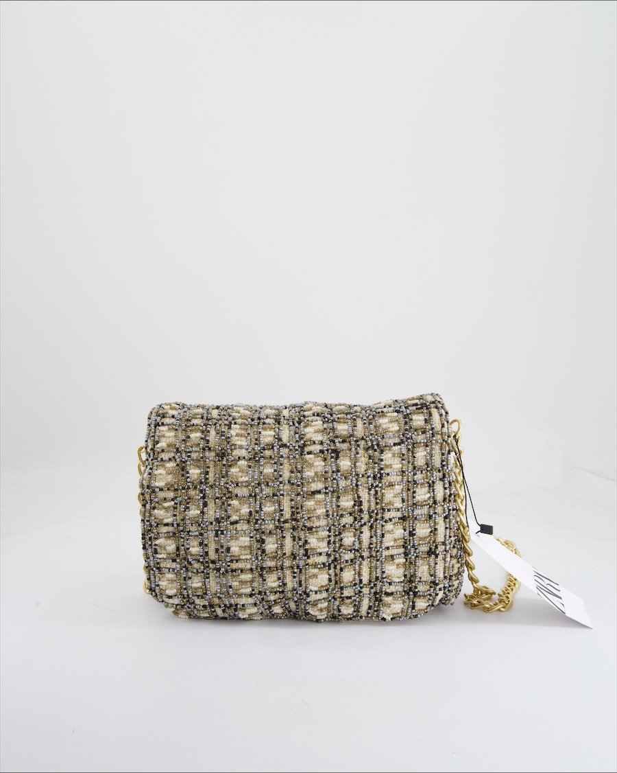 Zara Crossbody Bag Cloth Beige