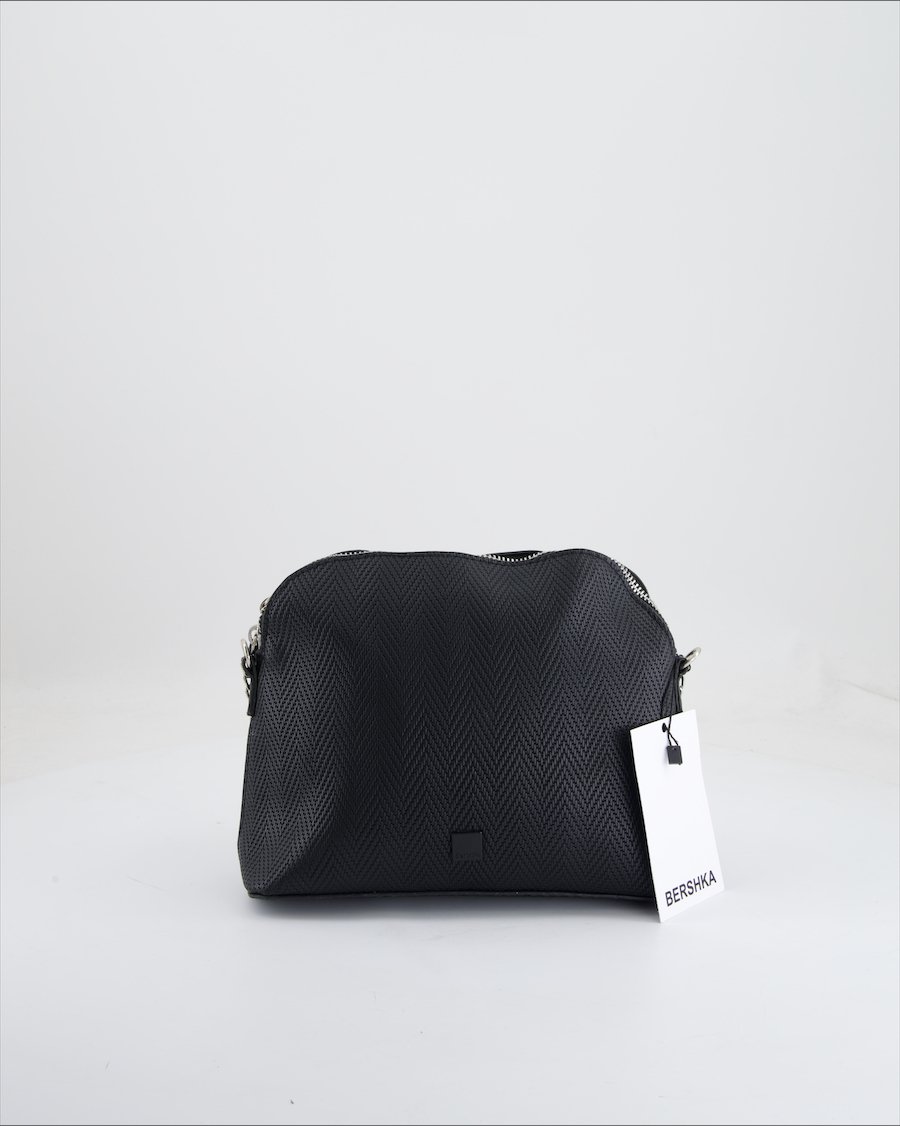 Bershka Crossbody Bag Polyurethane Black