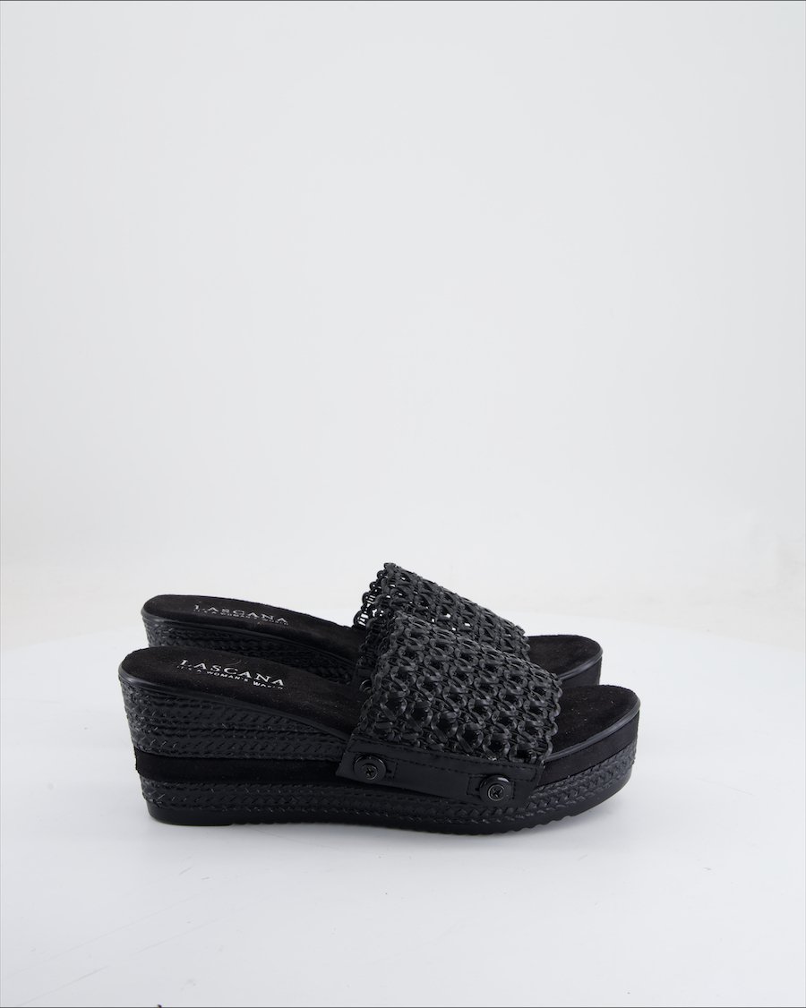Lascana Sandals Leather Black EU 38