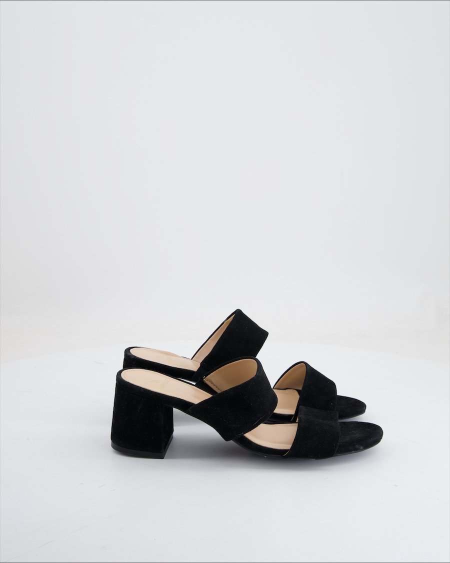 Varese Heels Suede Black Eu 37