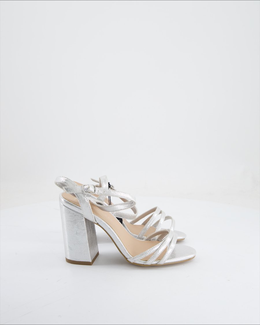 New Look Heels Polyurethane Silver Eu 36